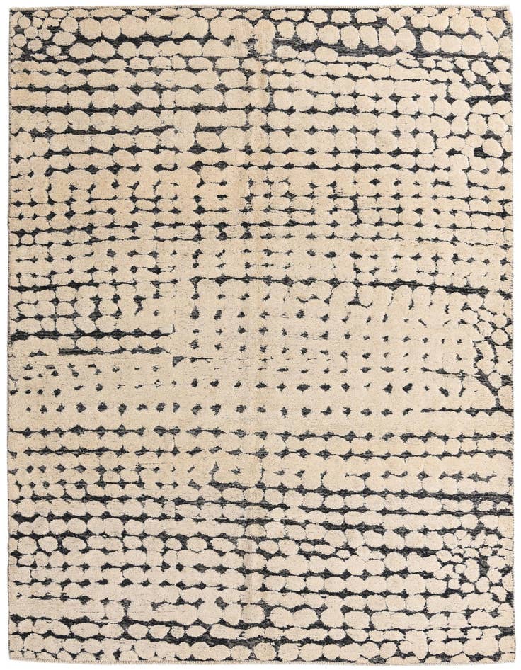 Detail image of 6' 7 x 9' 10 Hand Knotted Darya Wool Rug