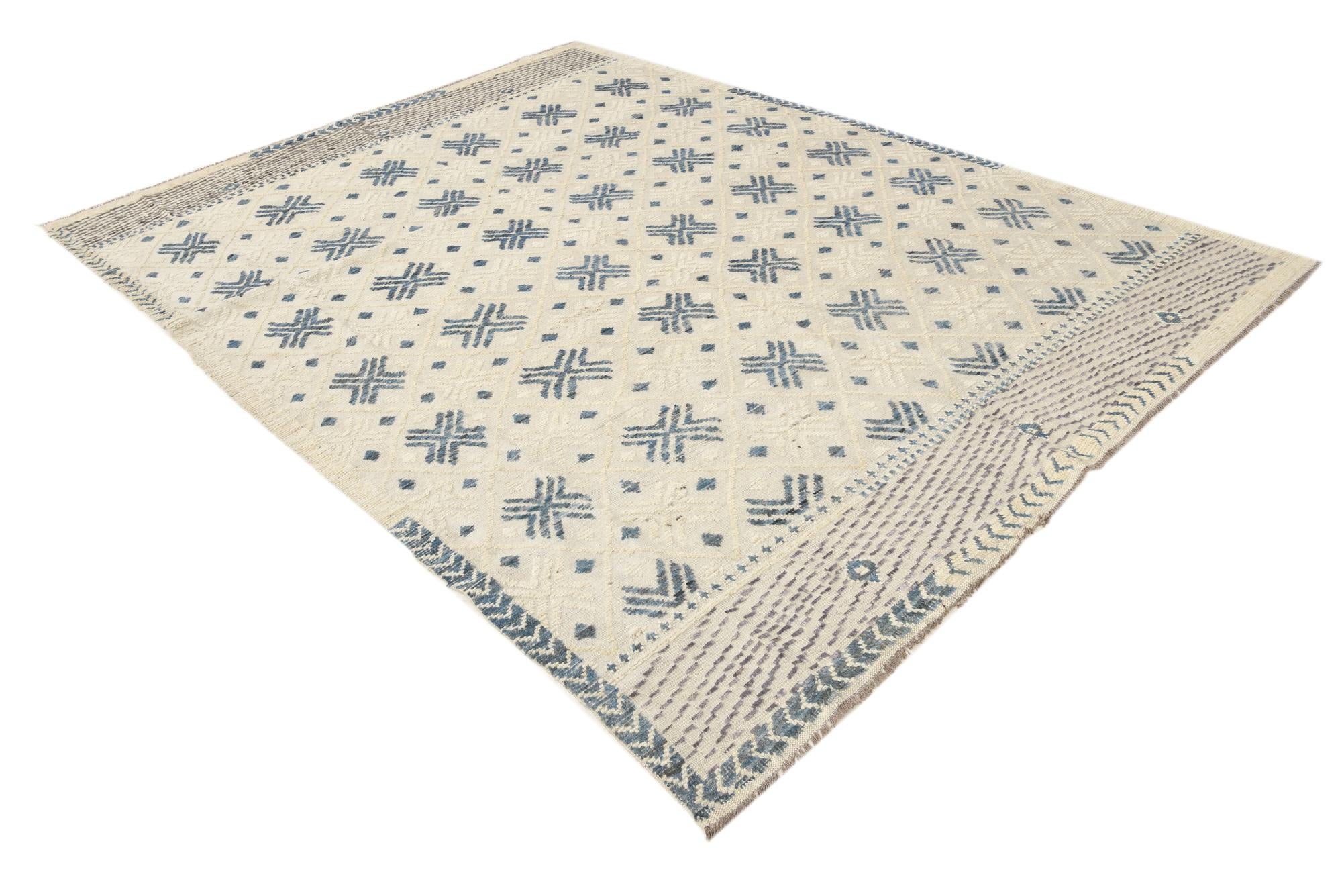 7' 7 x 10' 3 Hand Knotted Darya Wool Rug