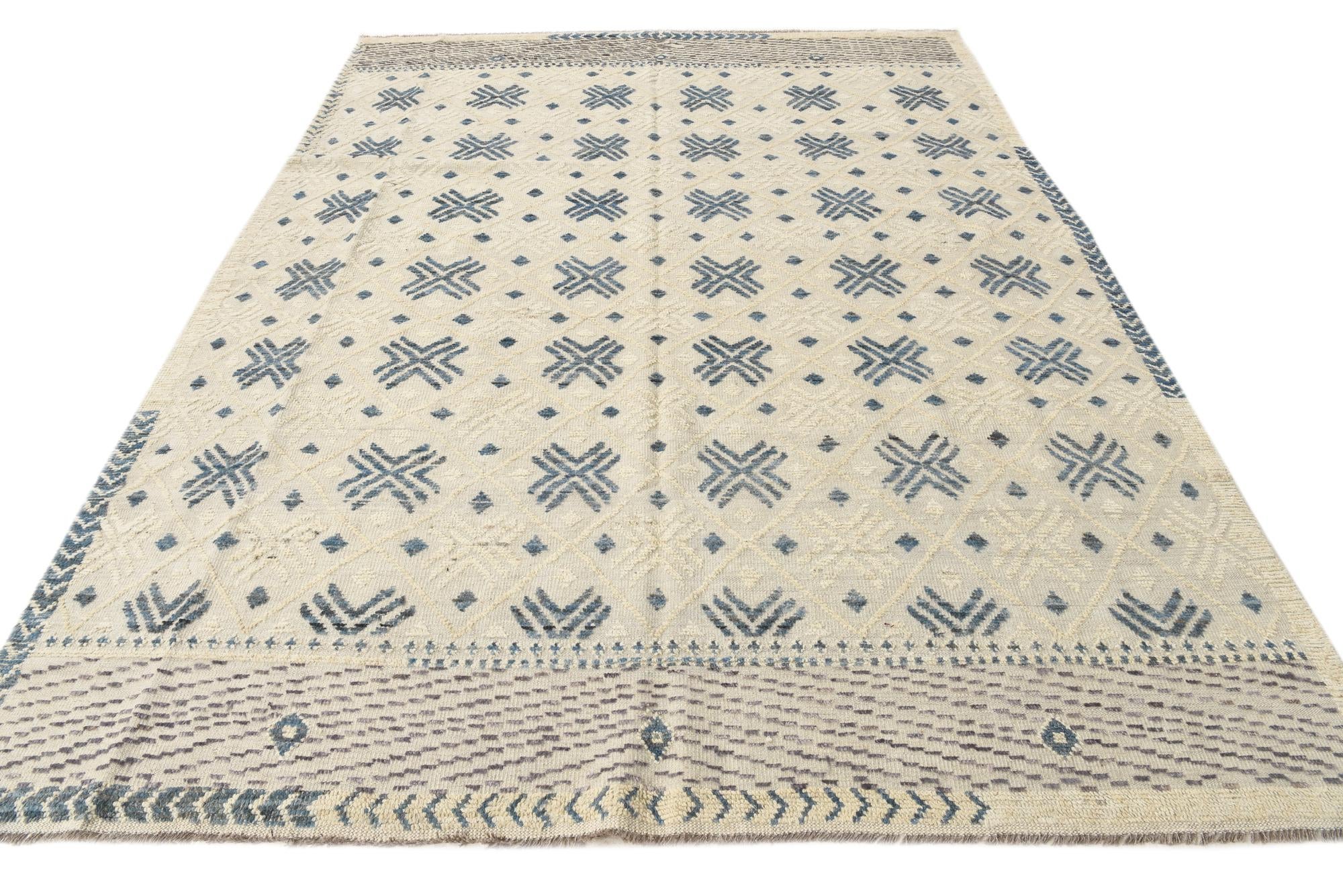 7' 7 x 10' 3 Hand Knotted Darya Wool Rug