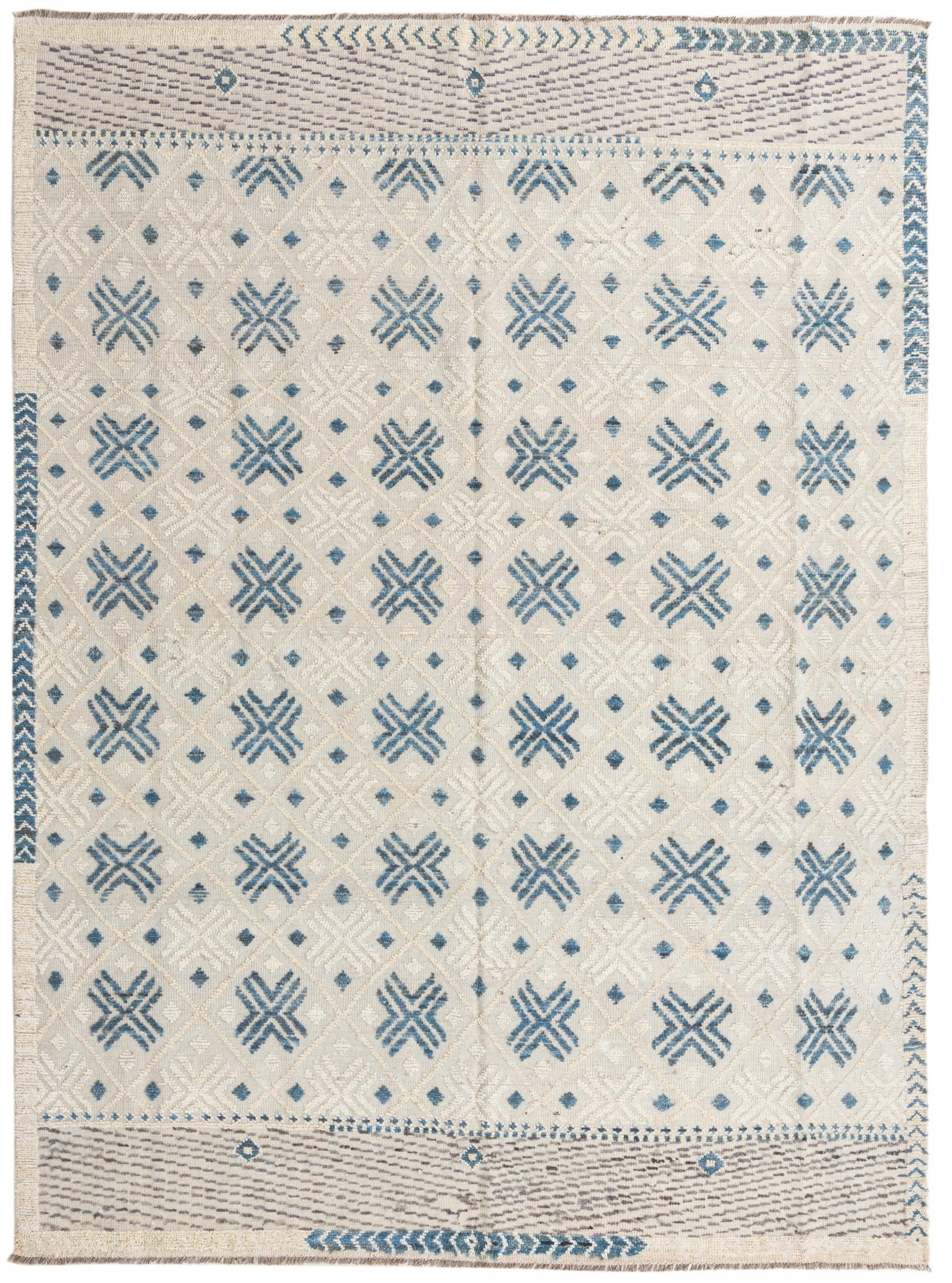7' 7 x 10' 3 Hand Knotted Darya Wool Rug