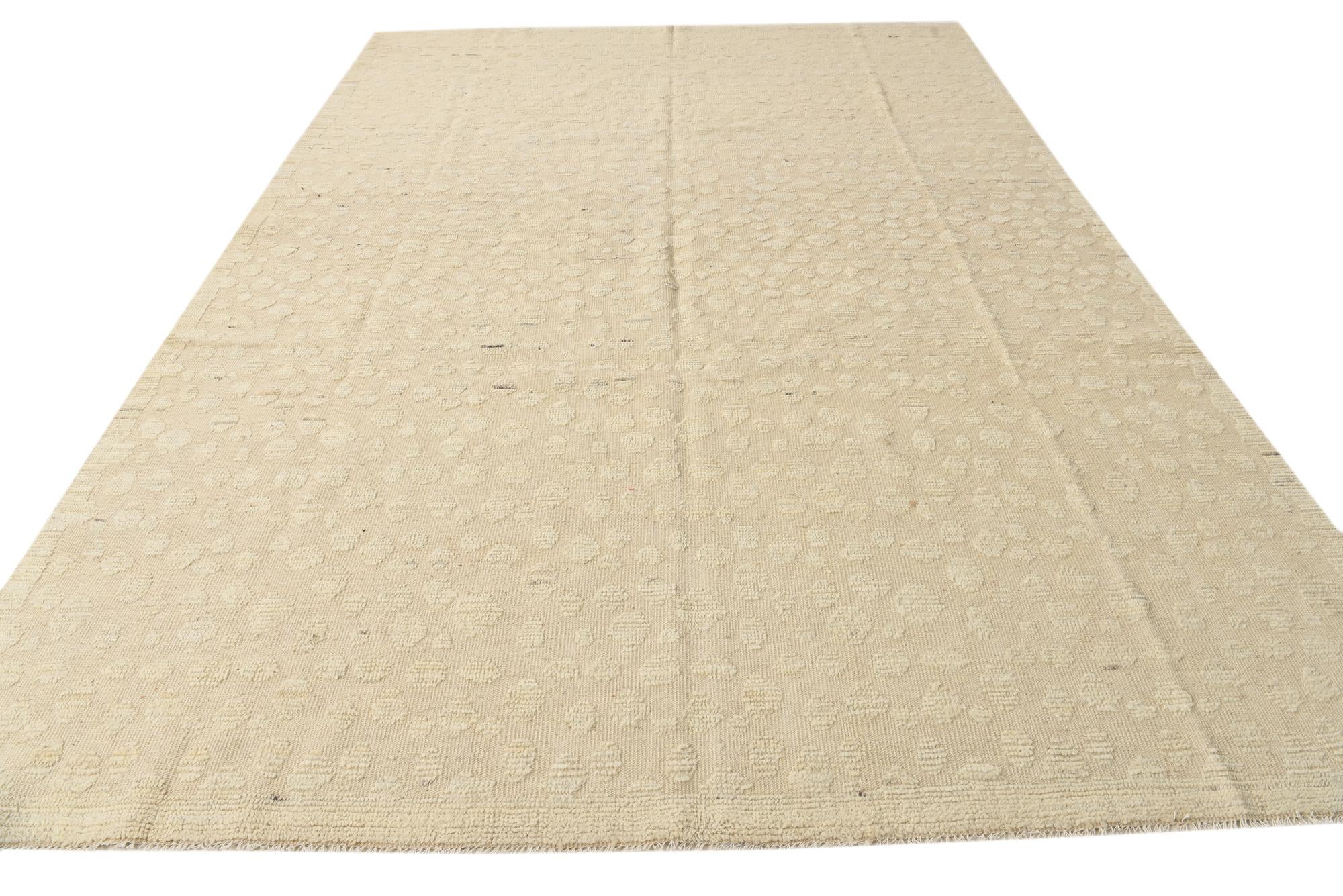 8' 11 x 12' 6 Hand Knotted Darya Wool Rug