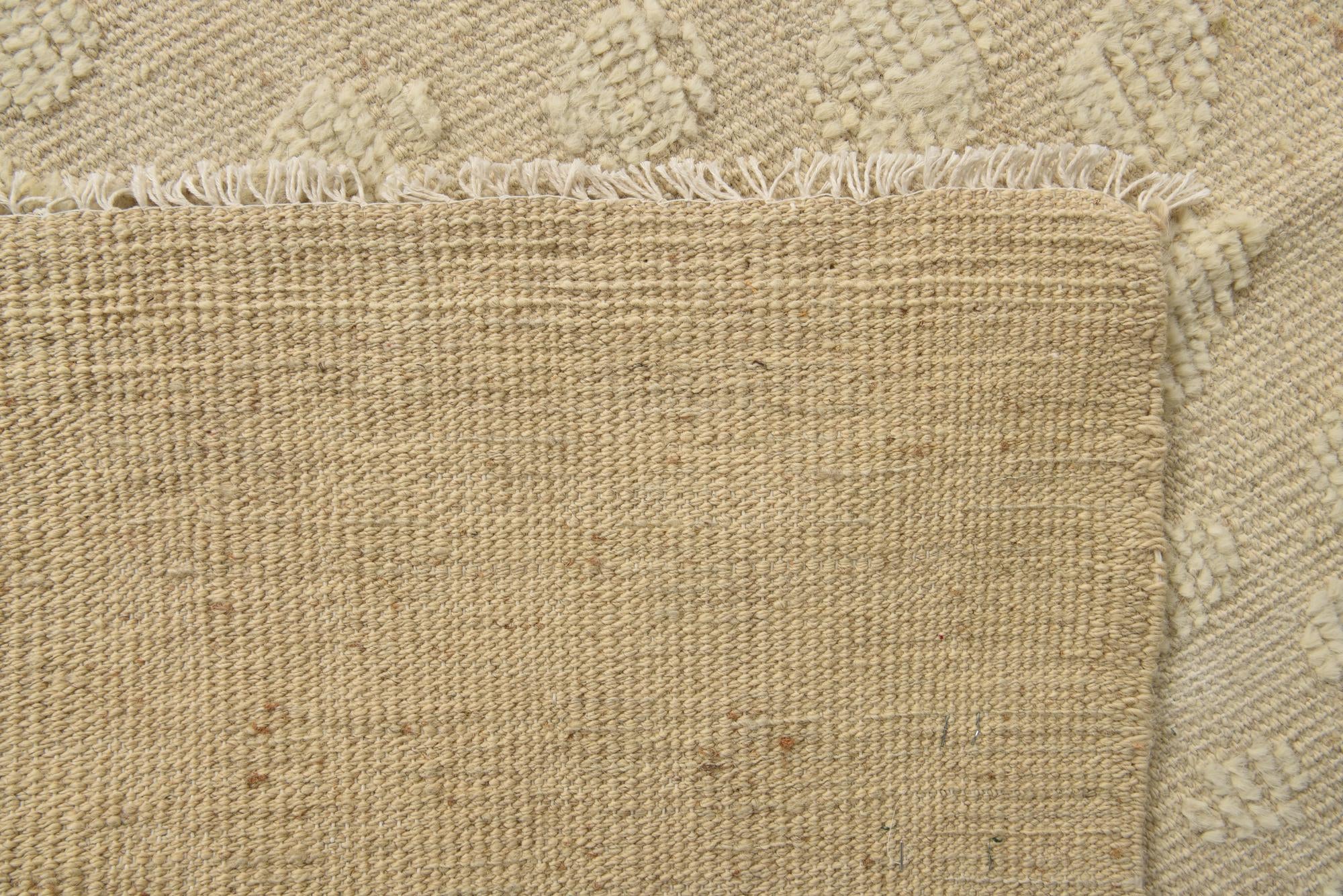 8' 11 x 12' 6 Hand Knotted Darya Wool Rug