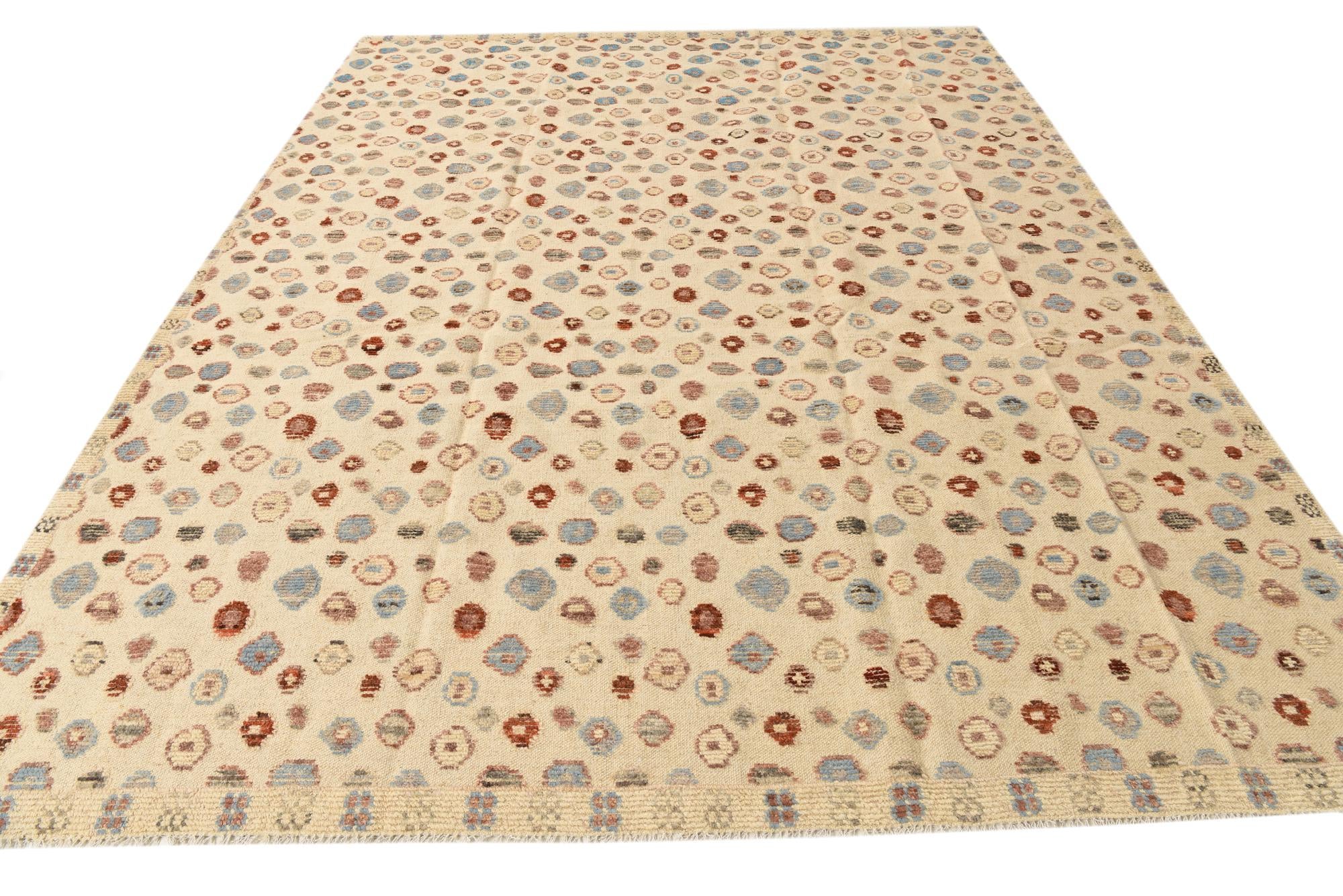 8' 3 x 10' 3 Hand Knotted Darya Wool Rug