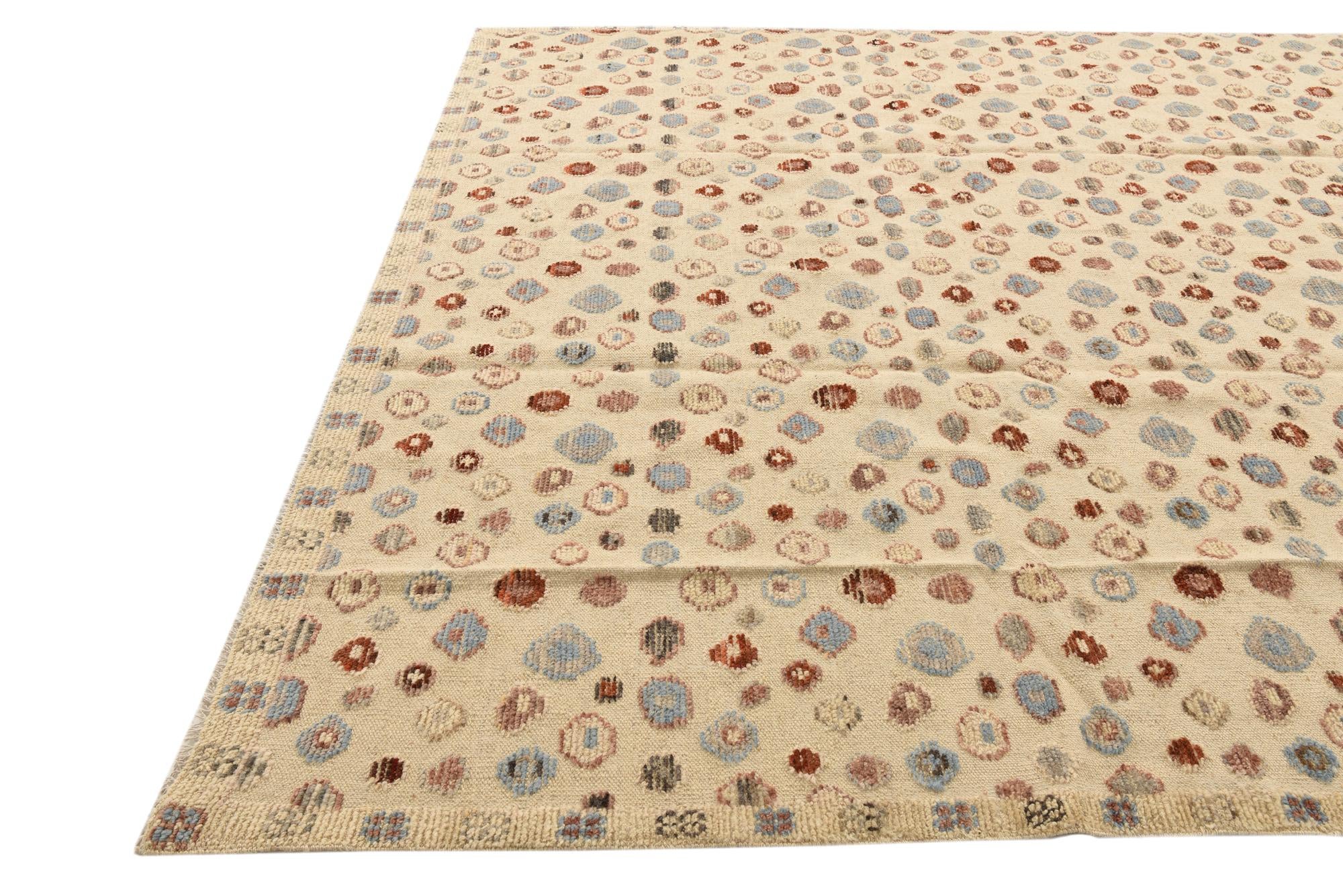 8' 3 x 10' 3 Hand Knotted Darya Wool Rug