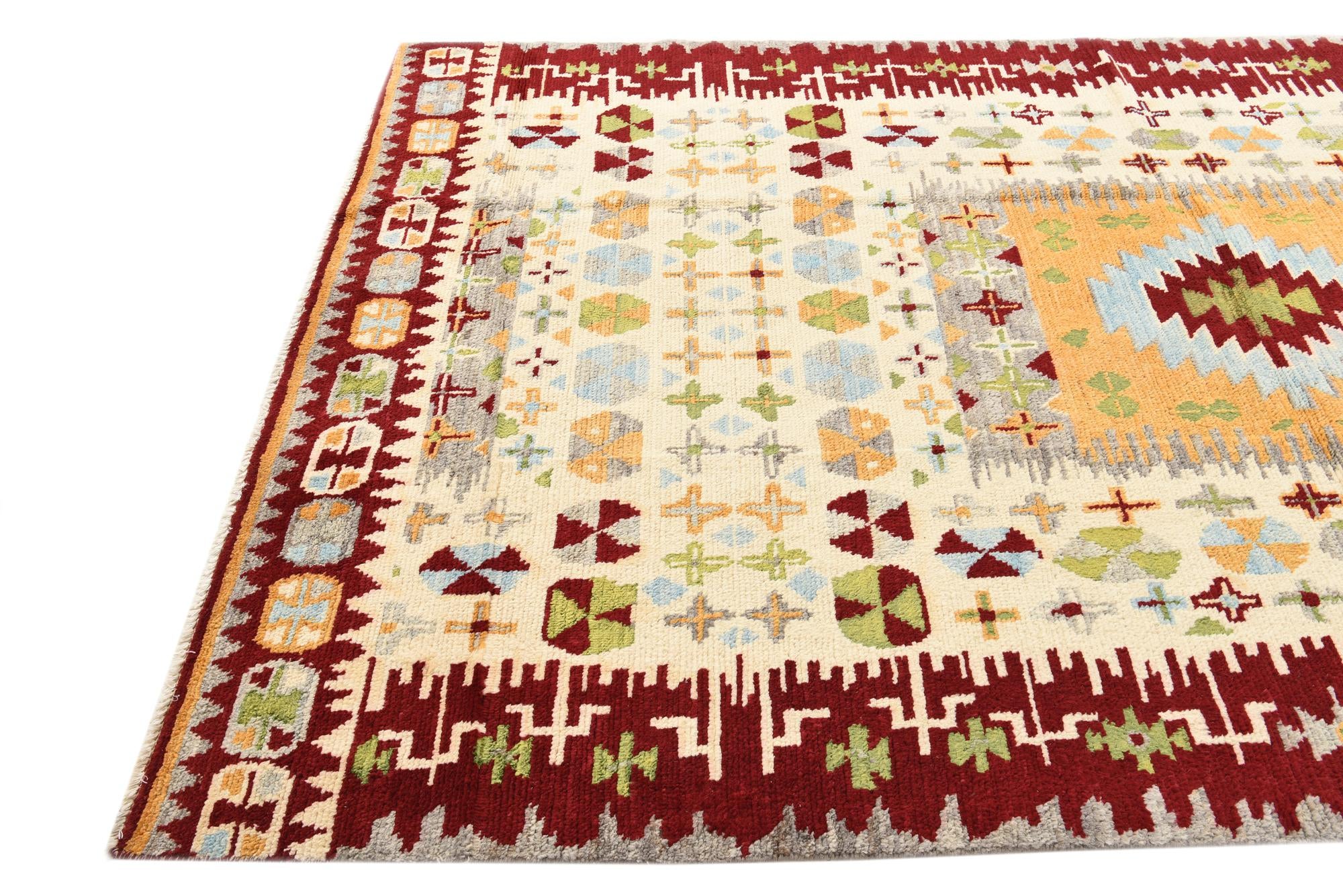 5' 6 x 7' 10 Hand Knotted Darya Rug
