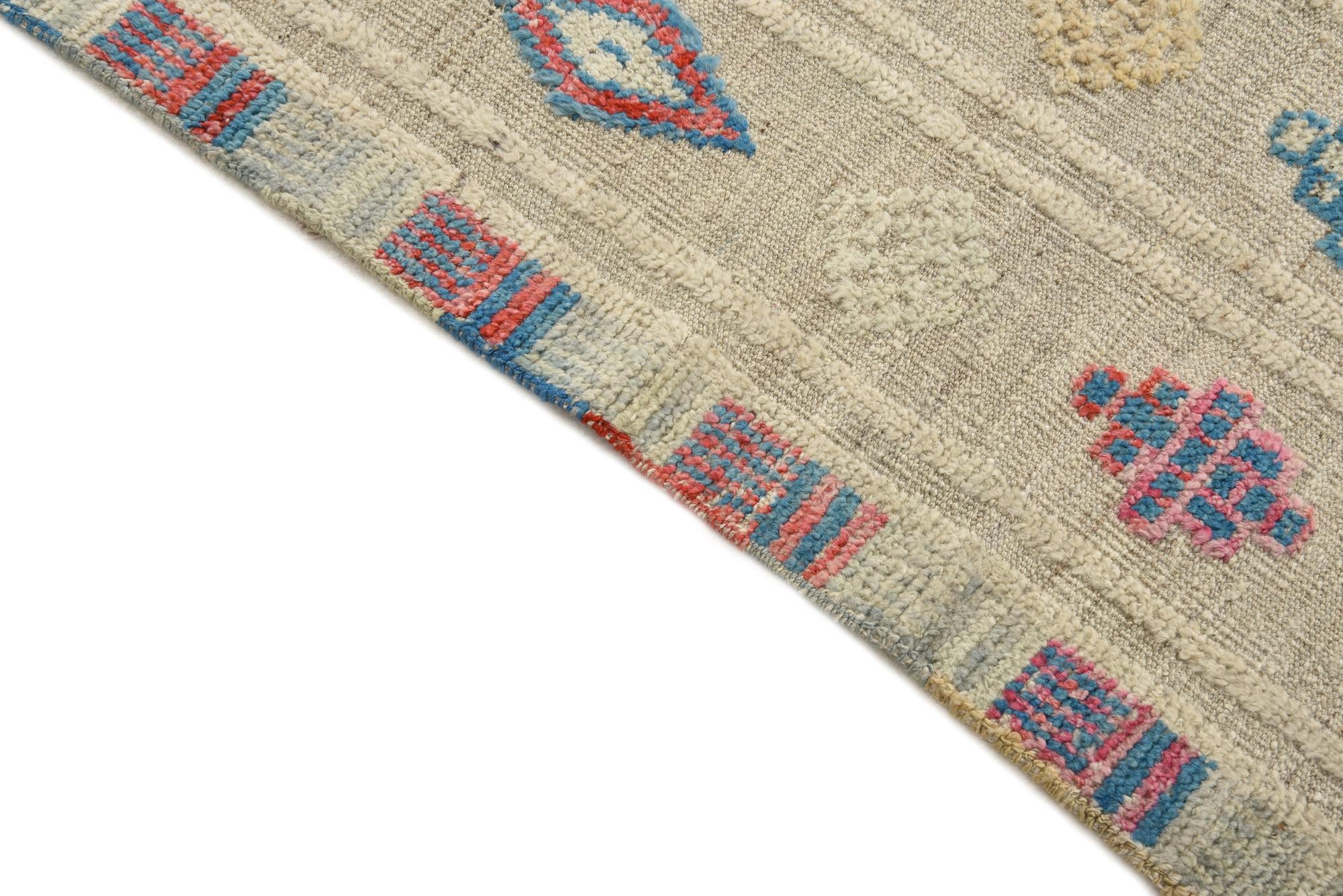 6' 5 x 10' 2 Hand Knotted Darya Wool Rug
