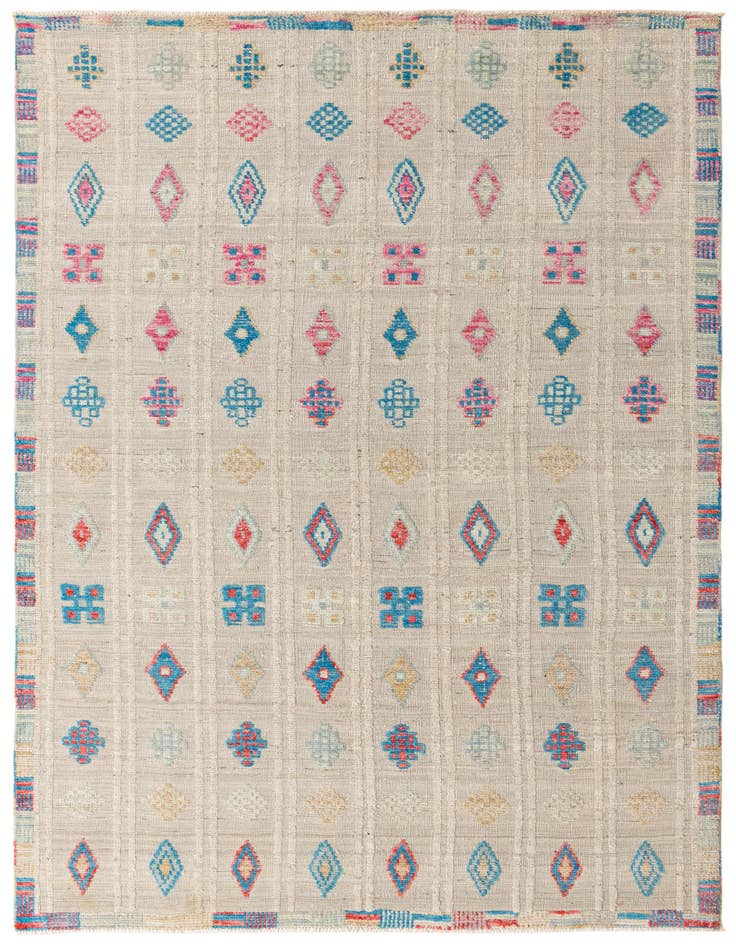 Detail image of 6' 5 x 10' 2 Hand Knotted Darya Wool Rug