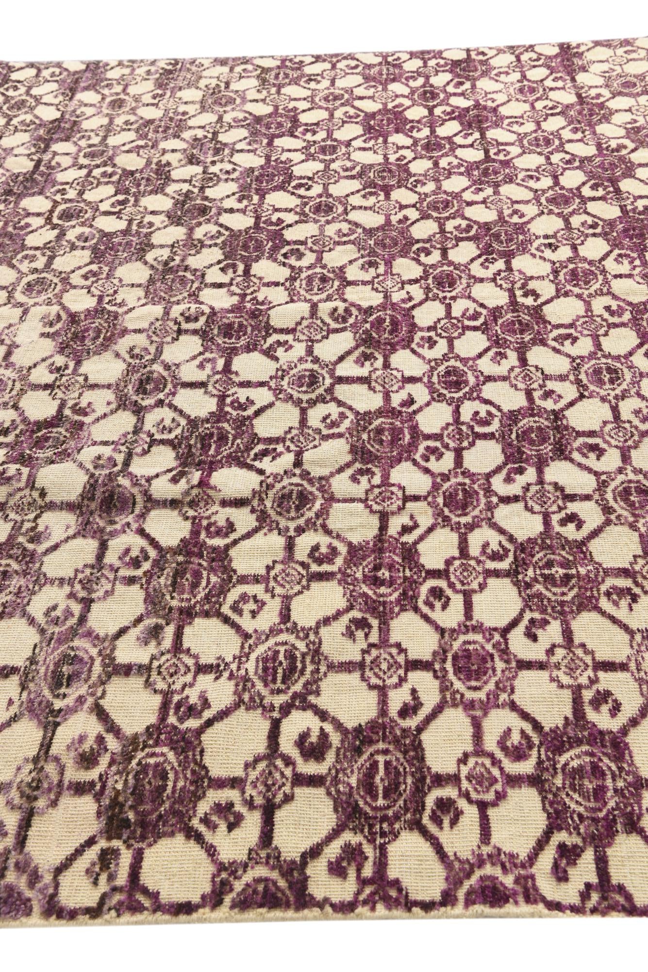 8' x 9' 8 Hand Knotted Darya Wool Rug