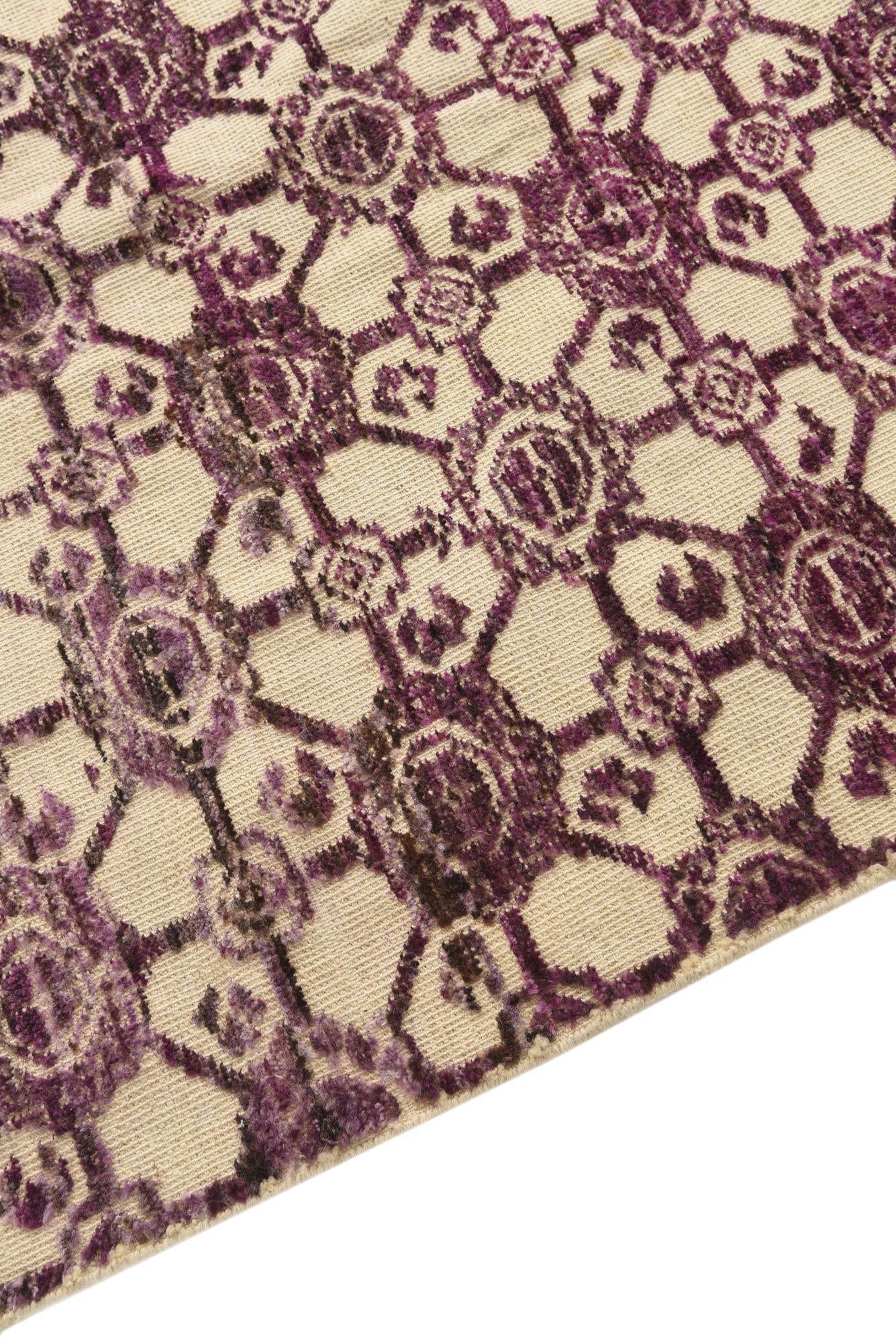 8' x 9' 8 Hand Knotted Darya Wool Rug