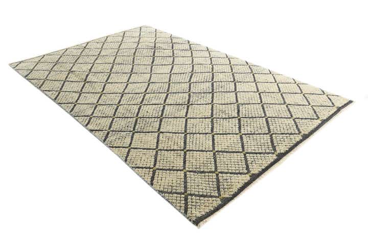 5' 6 x 10' 1 Hand Knotted Darya Wool Rug