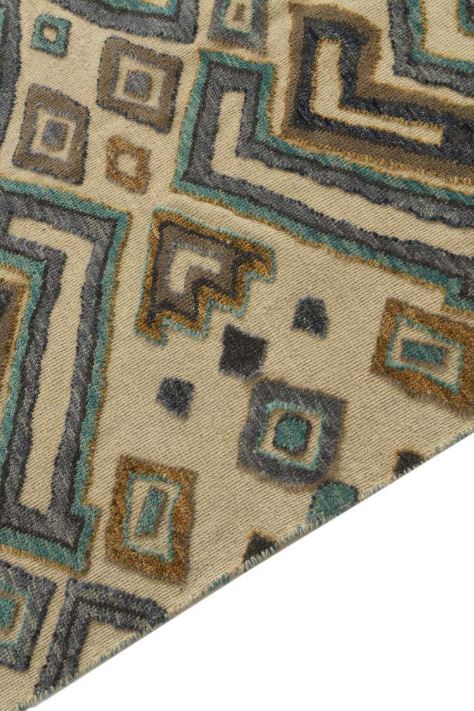 8' x 10' 7 Hand Knotted Darya Wool Rug