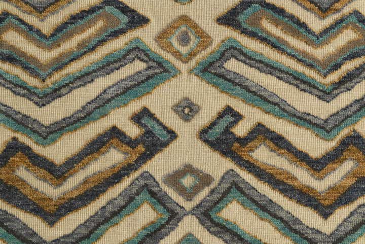 8' x 10' 7 Hand Knotted Darya Wool Rug