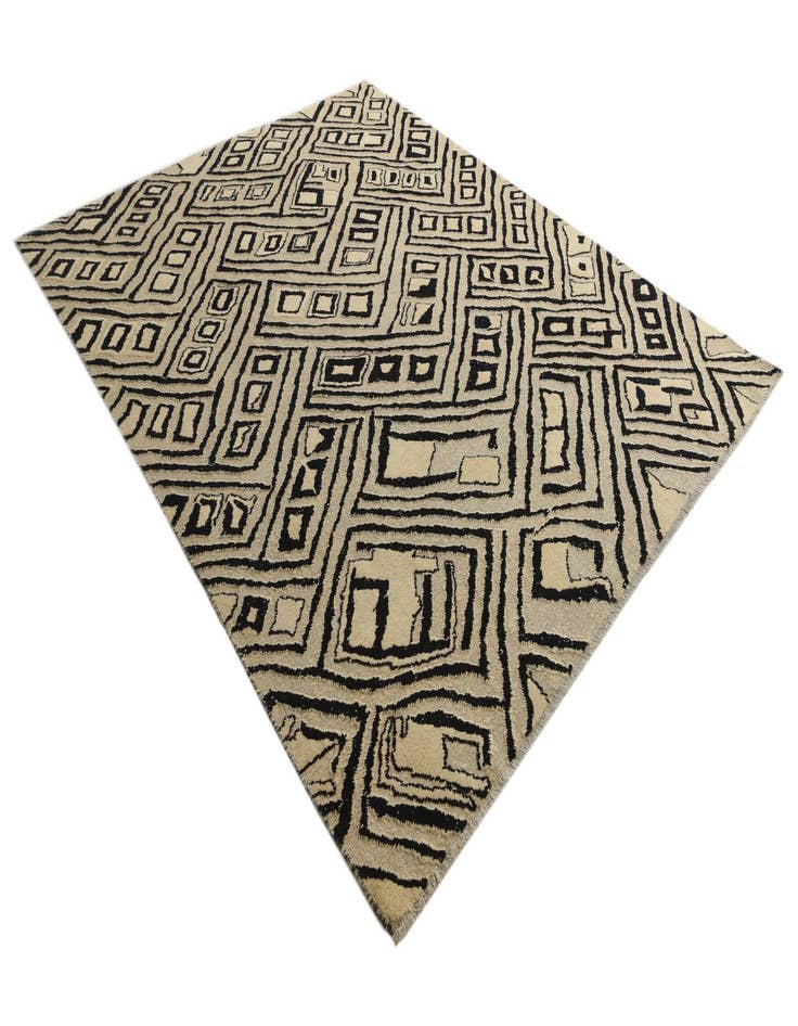 Detail image of 8' 4 x 10' 1 Hand Knotted Darya Wool Rug