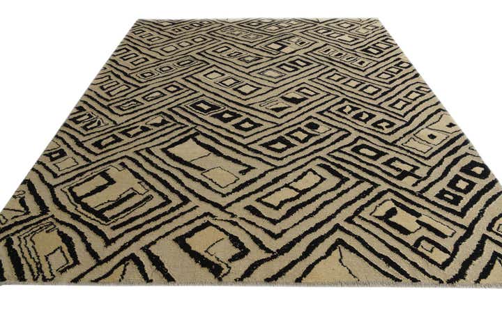 8' 4 x 10' 1 Hand Knotted Darya Wool Rug
