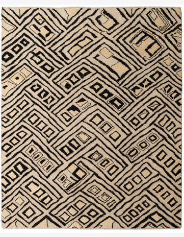 8' 4 x 10' 1 Hand Knotted Darya Wool Rug