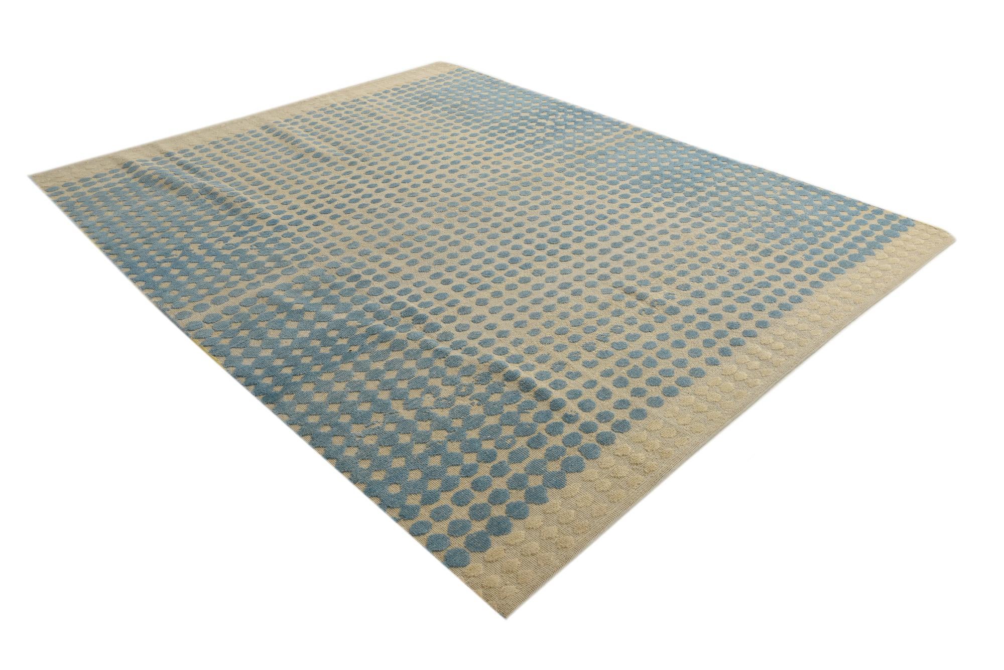 8' x 10' Hand Knotted Darya Wool Rug