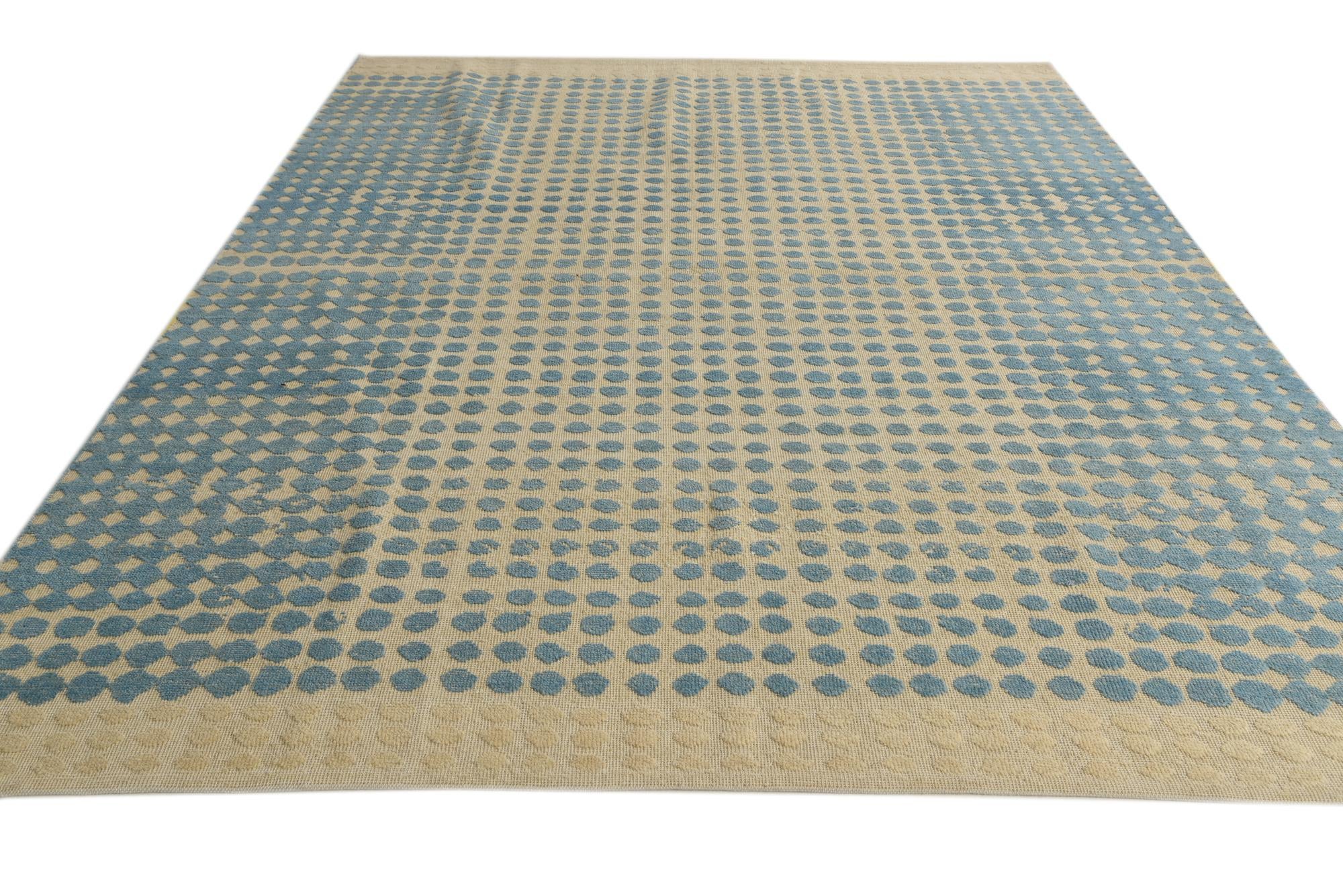 8' x 10' Hand Knotted Darya Wool Rug