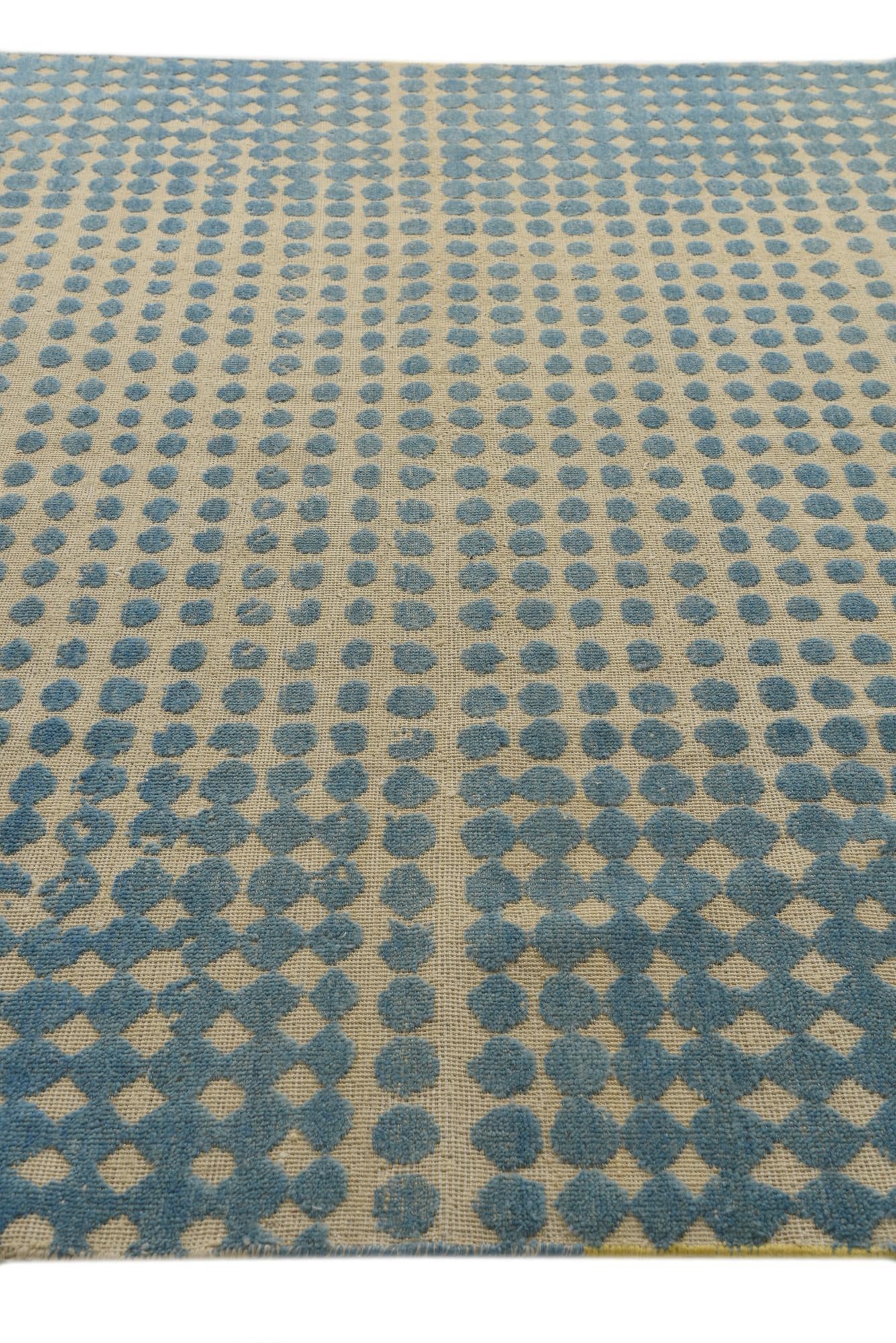 8' x 10' Hand Knotted Darya Wool Rug