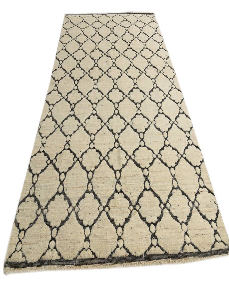 Detail image of 6' 6 x 10'  Hand Knotted Darya Wool Rug