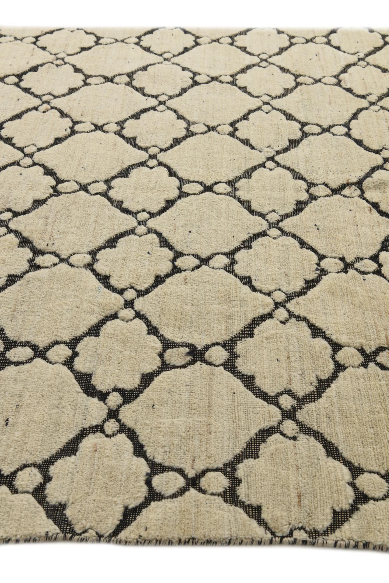 6' 6 x 10' Hand Knotted Darya Wool Rug