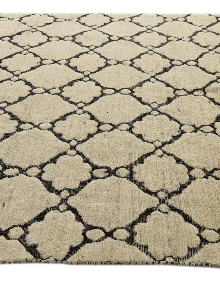 Detail image of 6' 6 x 10'  Hand Knotted Darya Wool Rug