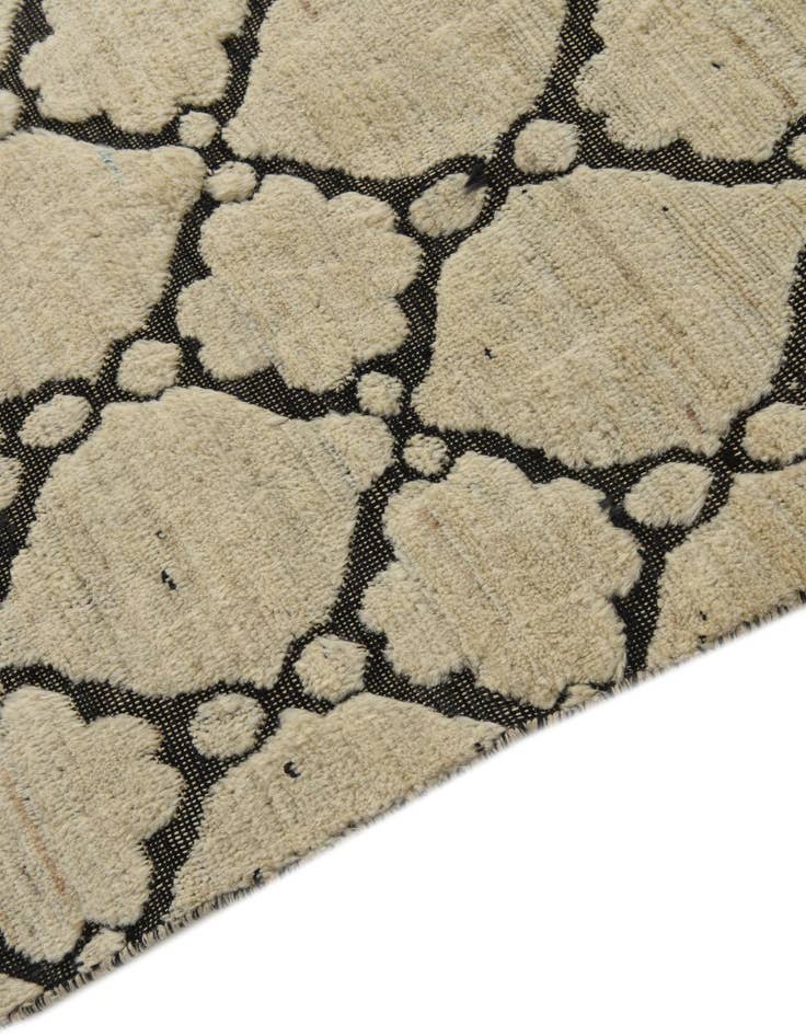 Detail image of 6' 6 x 10'  Hand Knotted Darya Wool Rug