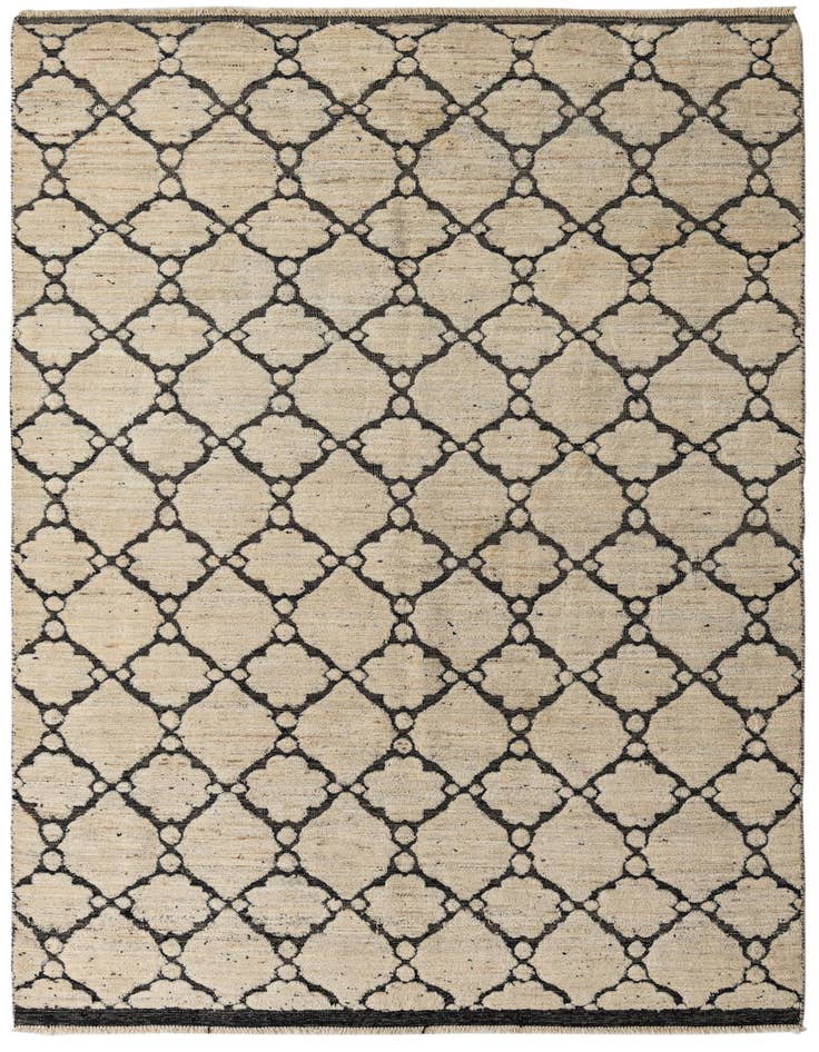 Detail image of 6' 6 x 10' Hand Knotted Darya Wool Rug
