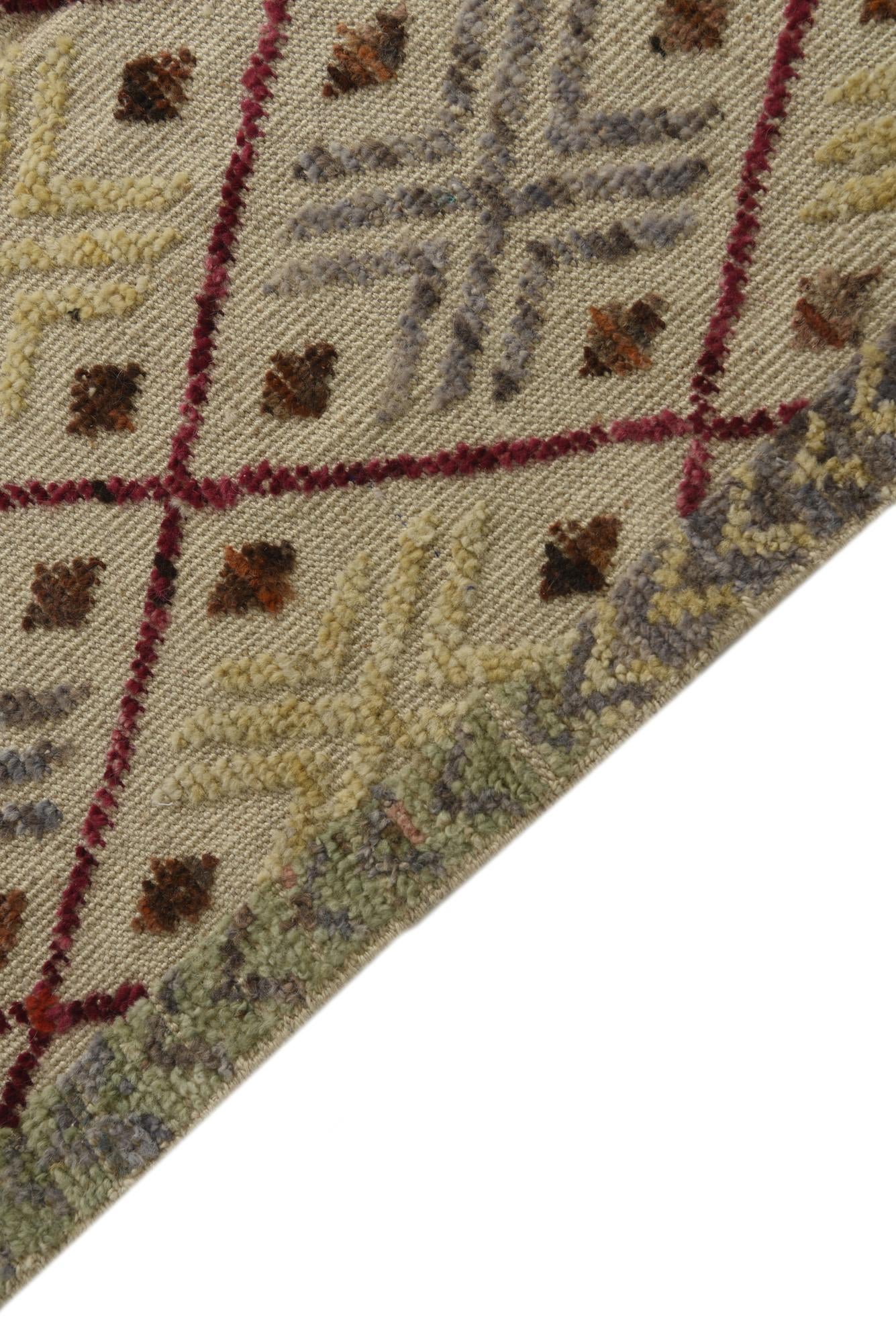 8' 10 x 12' 4 Hand Knotted Darya Wool Rug