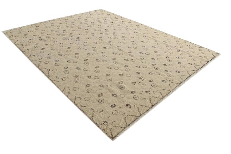 Detail image of 8' 4 x 10' 3 Hand Knotted Darya Wool Rug