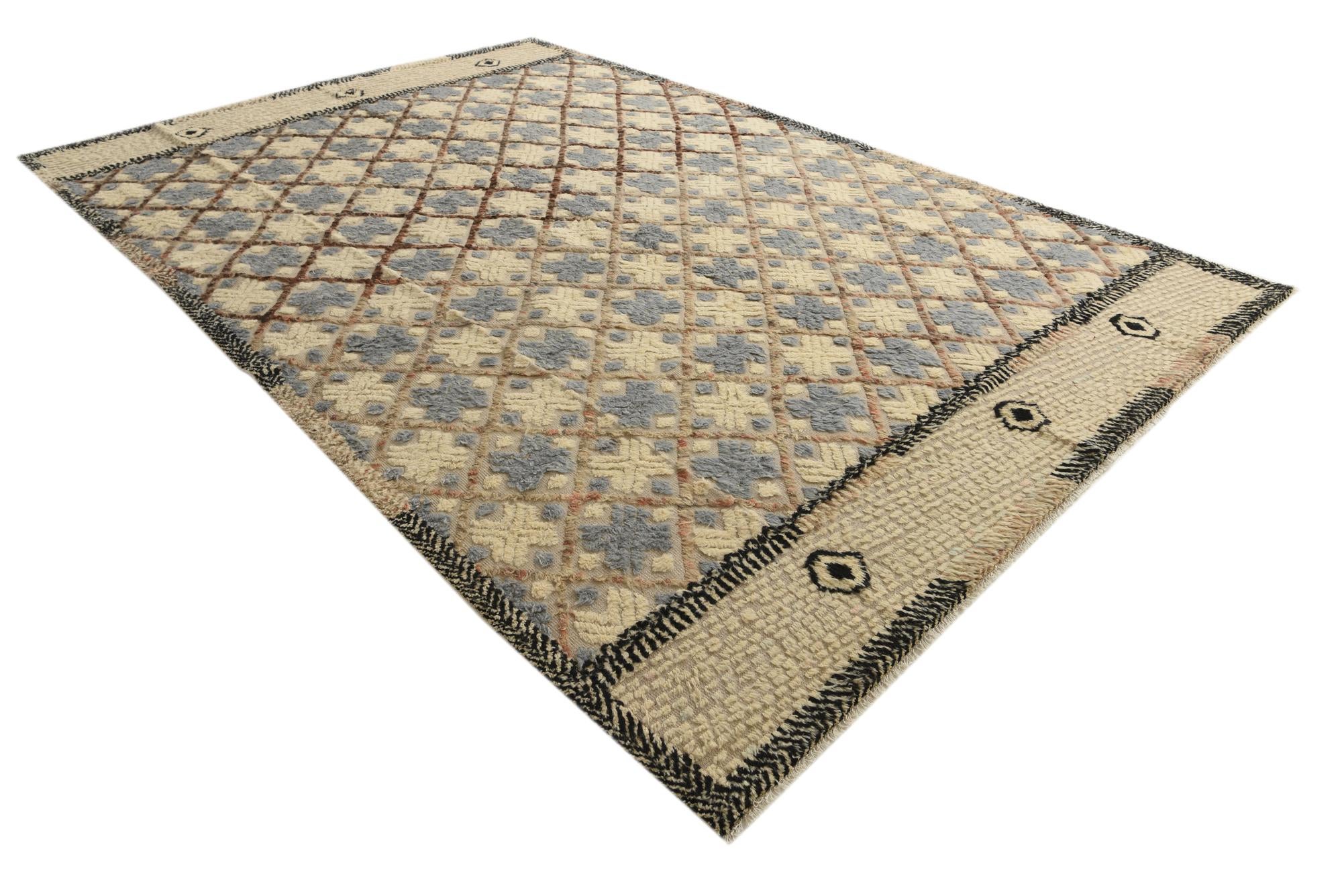 9' 8 x 14' 6 Hand Knotted Darya Wool Rug