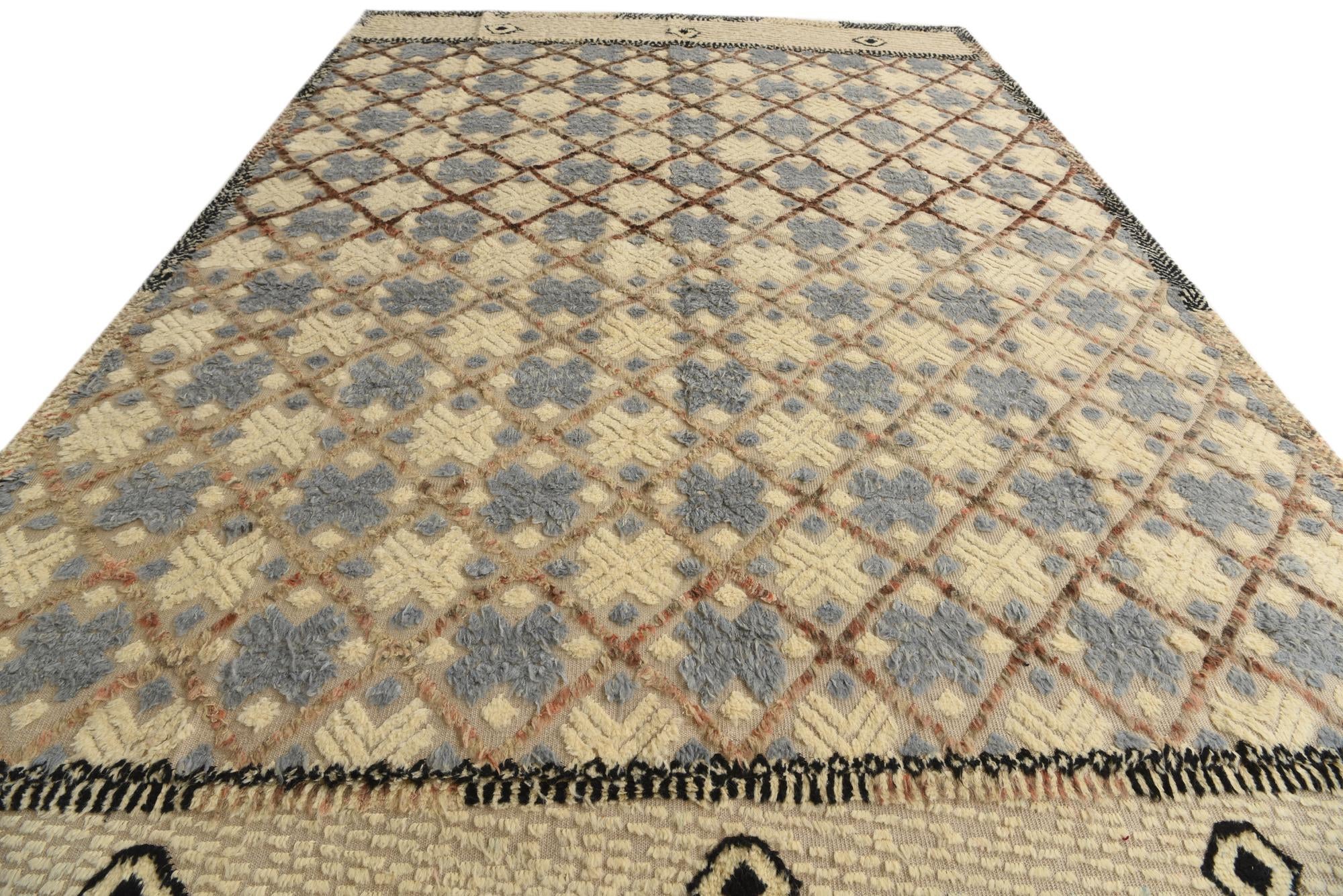 9' 8 x 14' 6 Hand Knotted Darya Wool Rug