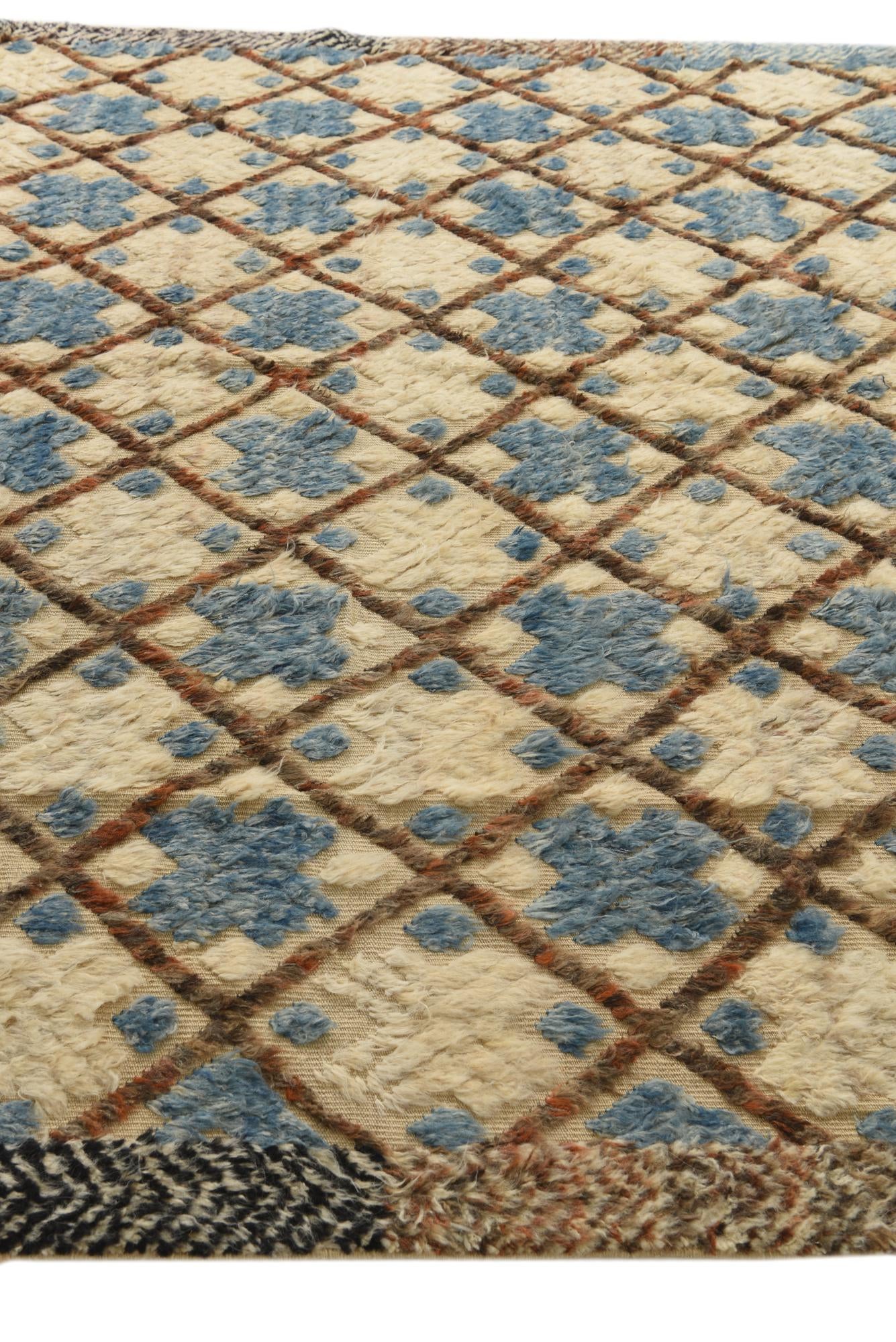 8' 7 x 12' 5 Hand Knotted Darya Wool Rug