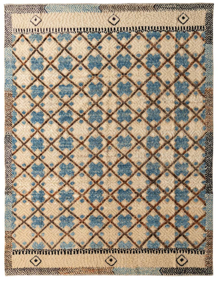 Detail image of 8' 7 x 12' 5 Hand Knotted Darya Wool Rug