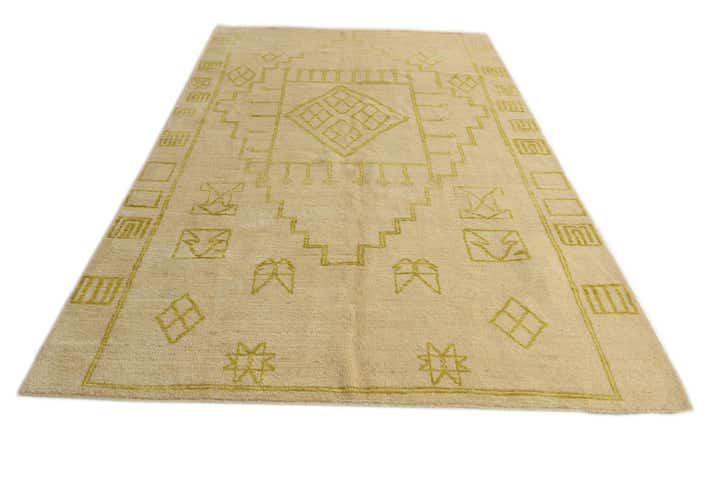 6' 3 x 10' 3 Hand Knotted Darya Wool Rug