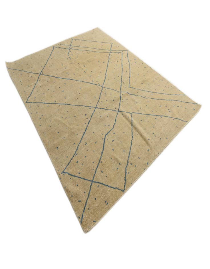 Detail image of 8' x 10'  Hand Knotted Darya Wool Rug