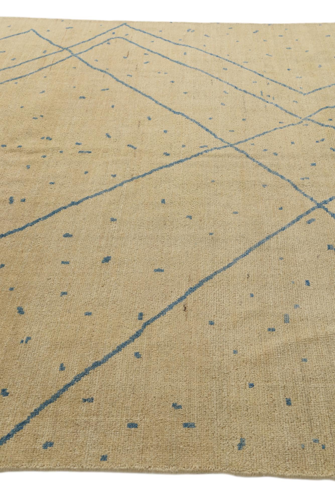 8' x 10' Hand Knotted Darya Wool Rug