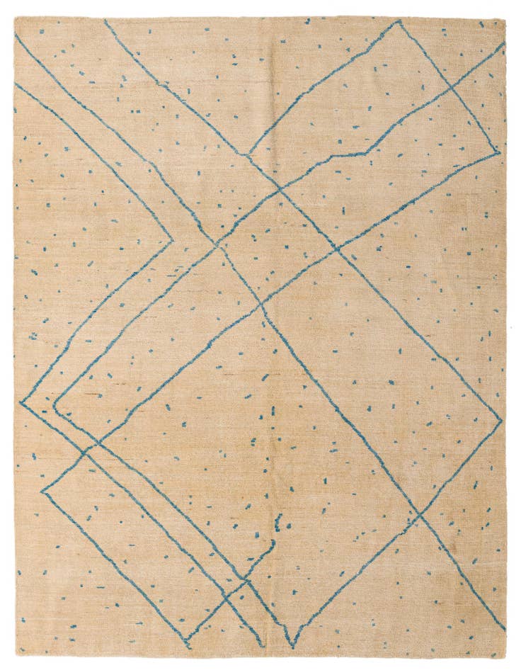 Detail image of 8' x 10' Hand Knotted Darya Wool Rug