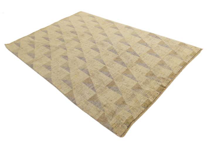 5' 7 x 8' 2 Hand Knotted Darya Wool Rug