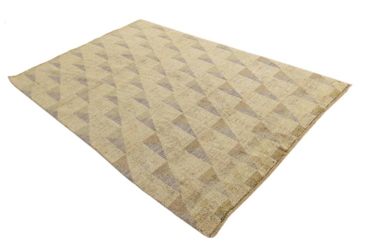 Detail image of 5' 7 x 8' 2 Hand Knotted Darya Wool Rug