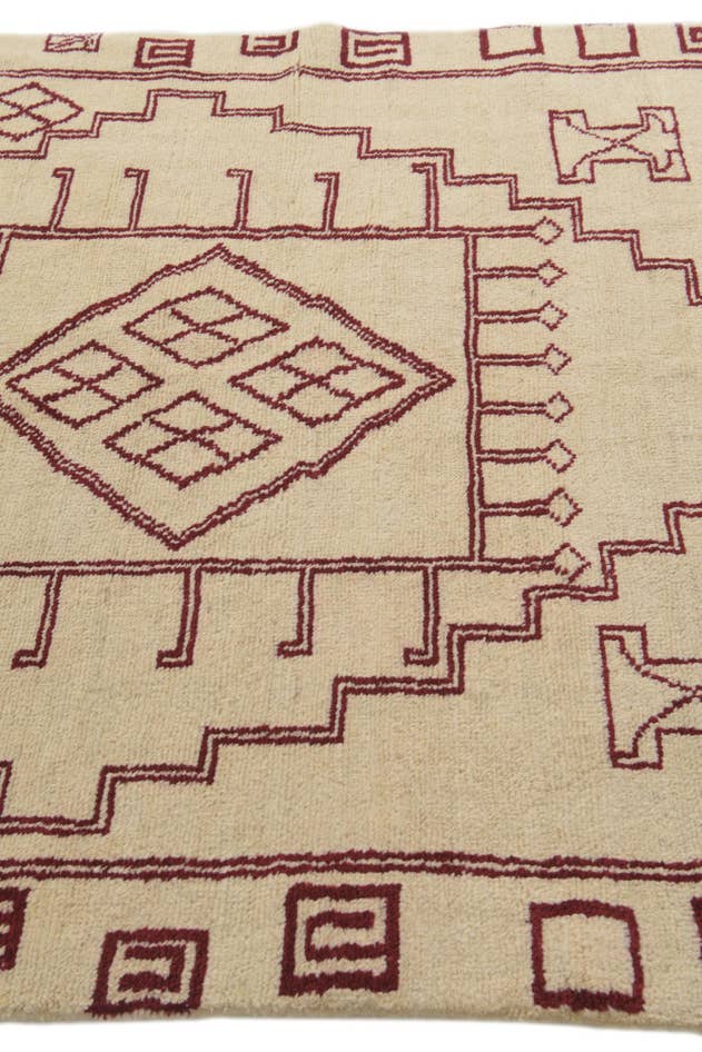 Detail image of 5' 5 x 8' Hand Knotted Darya Wool Rug