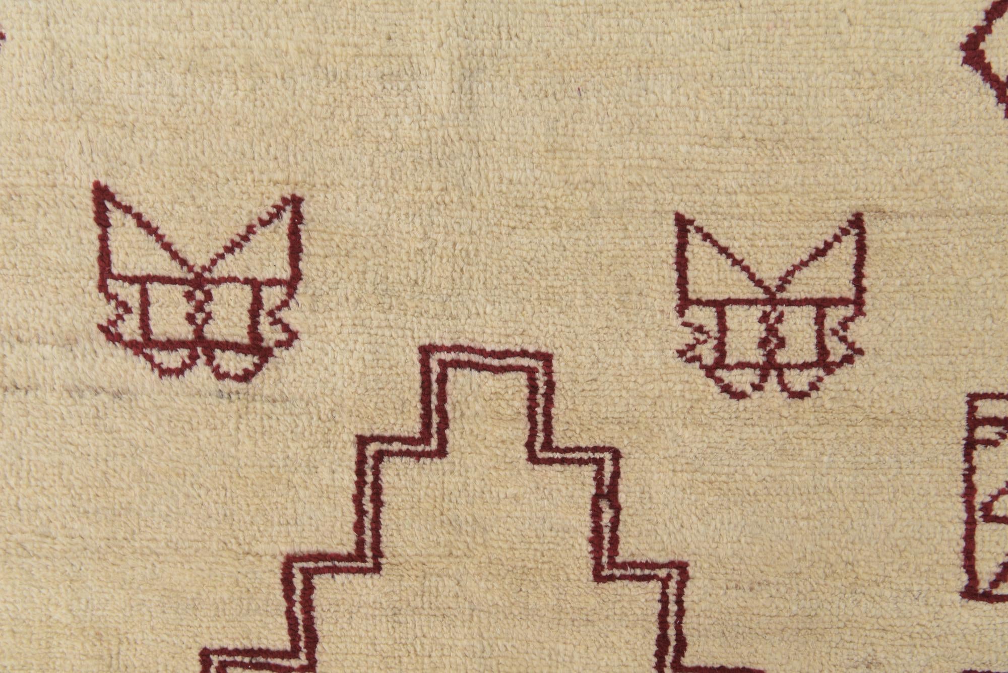 5' 5 x 8' Hand Knotted Darya Wool Rug