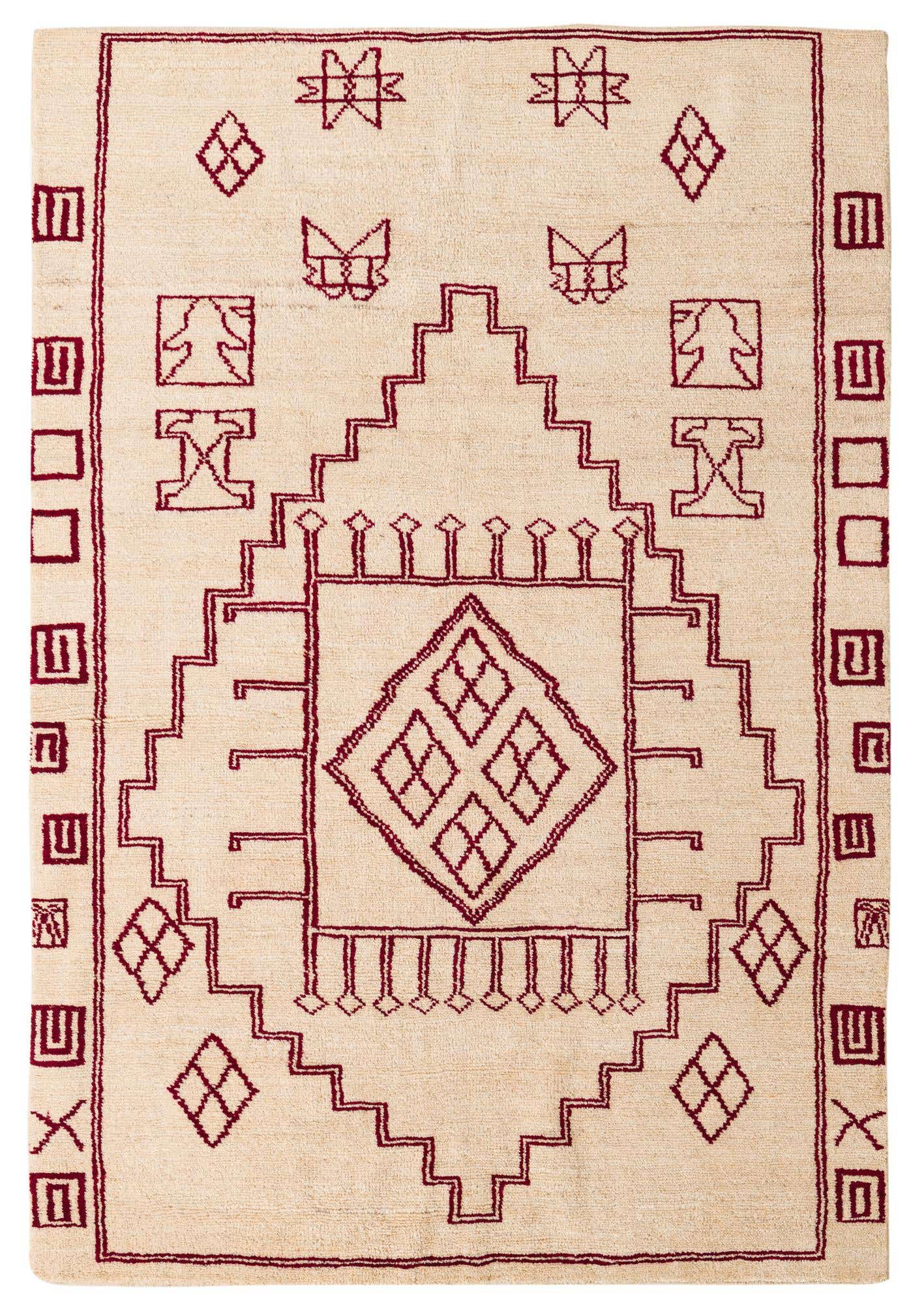 5' 5 x 8' Hand Knotted Darya Wool Rug