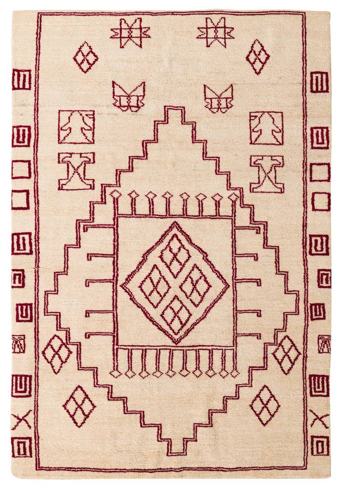 Detail image of 5' 5 x 8' Hand Knotted Darya Wool Rug