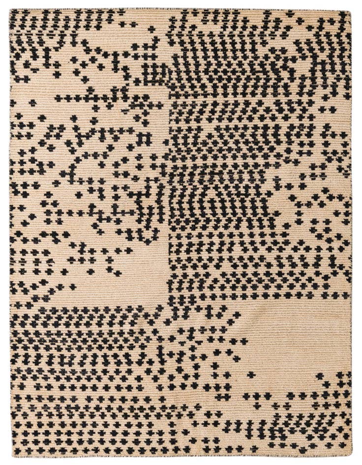 Detail image of 5' 8 x 7' 9 Hand Knotted Darya Wool Rug