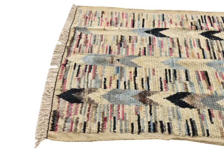3' 7 x 6' 2 Hand Knotted Darya Wool Rug