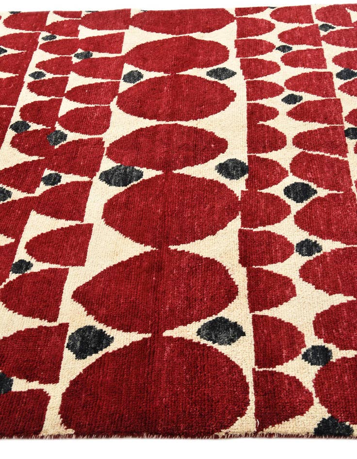 Detail image of 5' 9 x 8' 3  Hand Knotted Darya Wool Rug