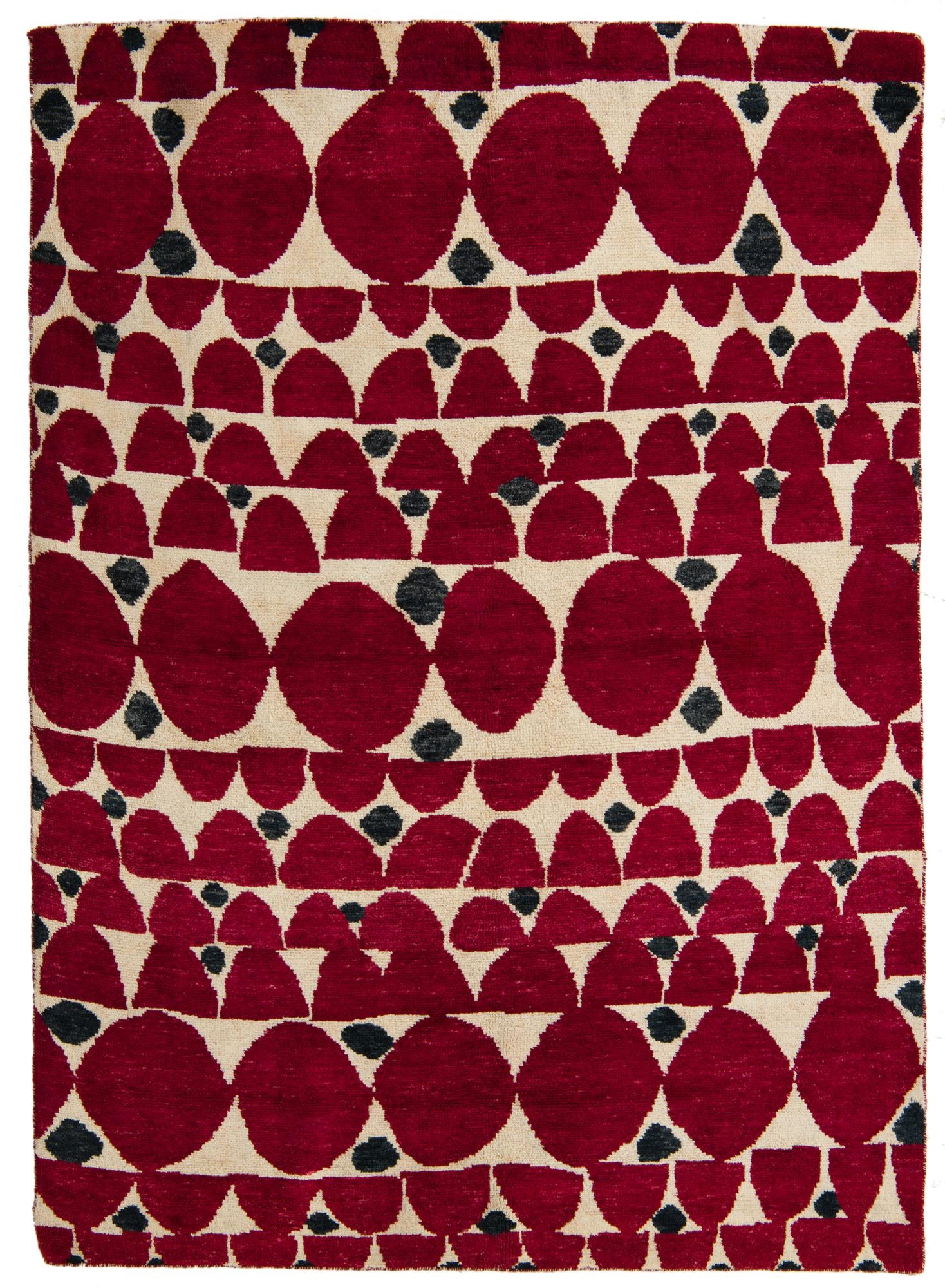 5' 9 x 8' 3 Hand Knotted Darya Wool Rug