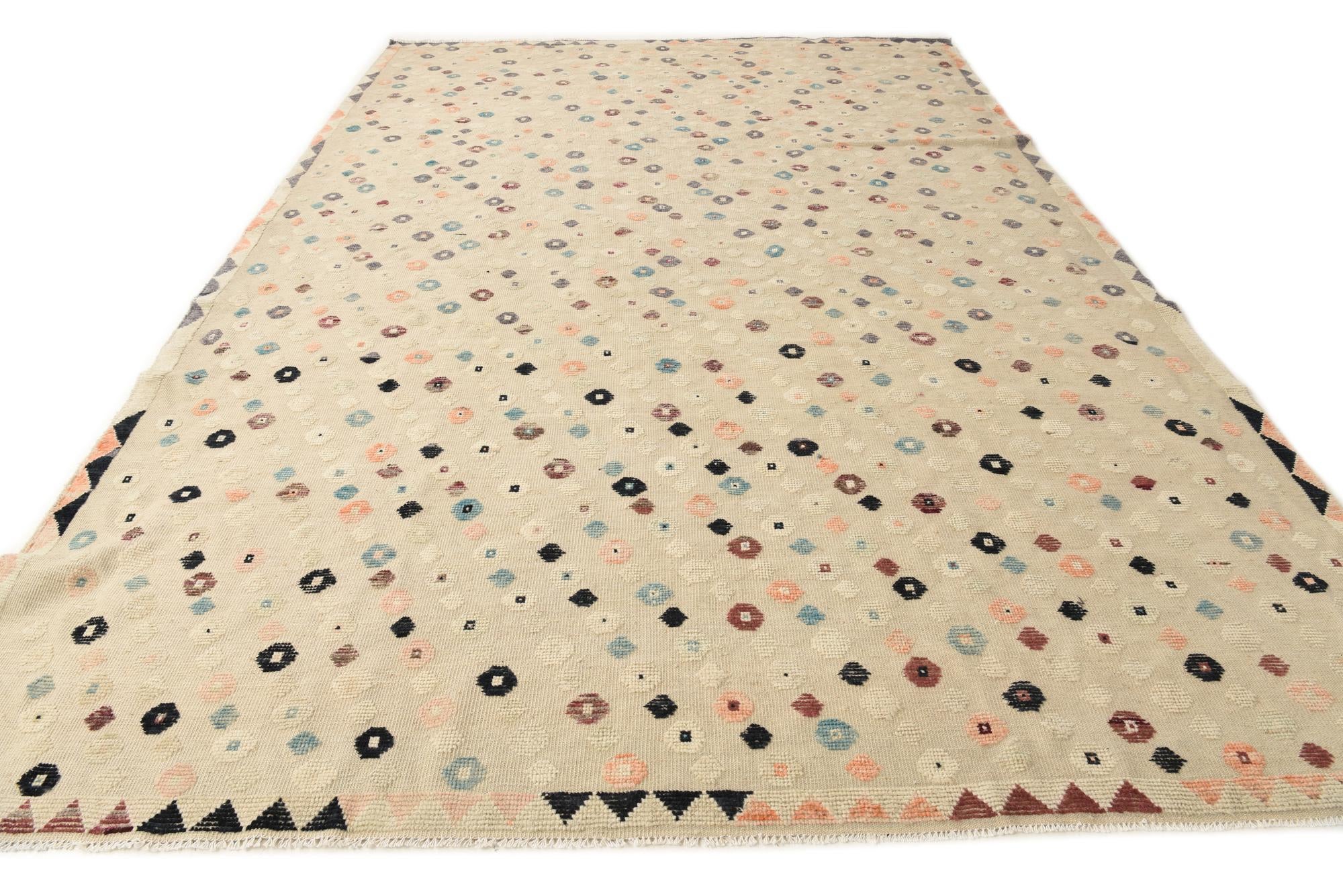 9' 8 x 14' 1 Hand Knotted Darya Wool Rug