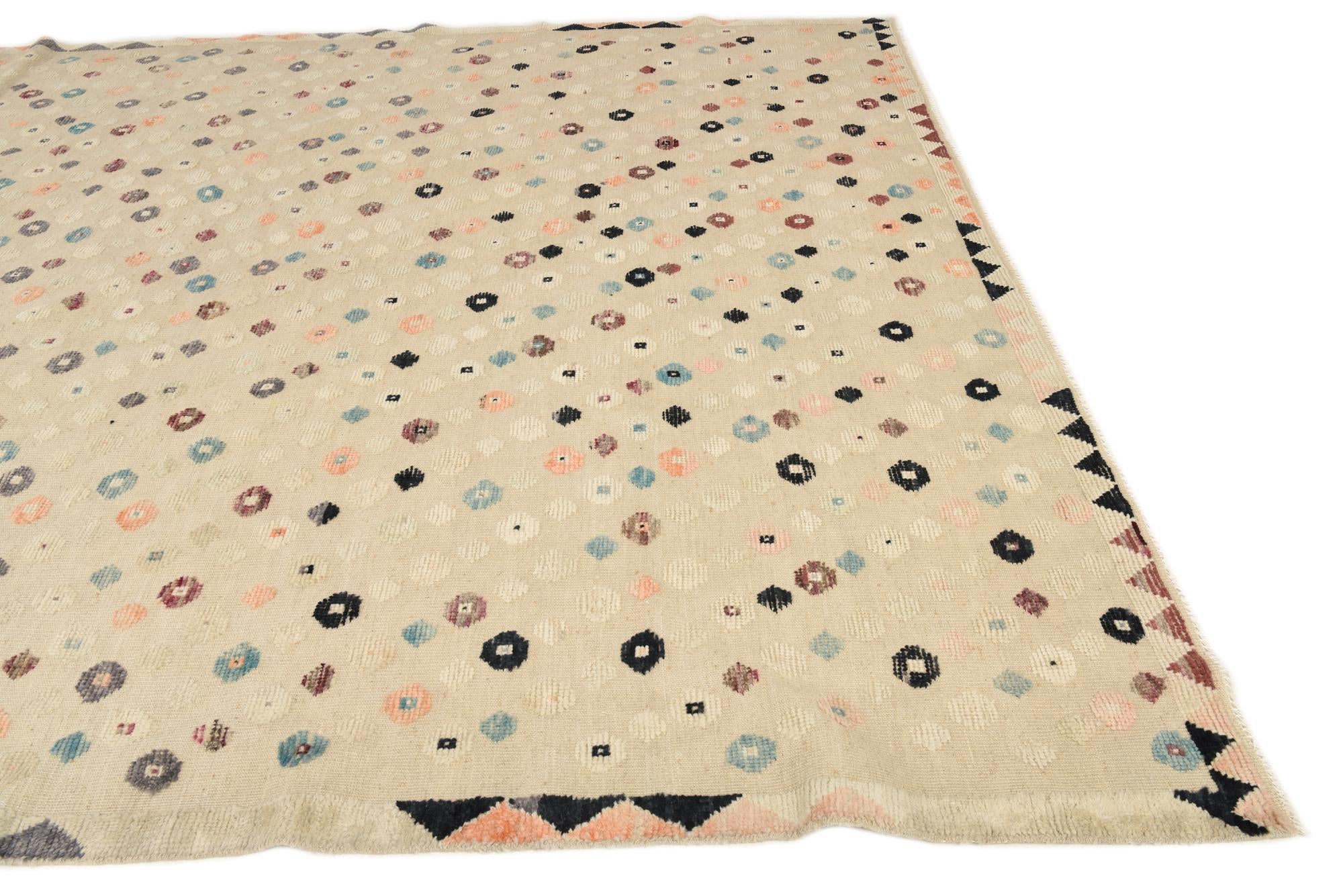 9' 8 x 14' 1 Hand Knotted Darya Wool Rug