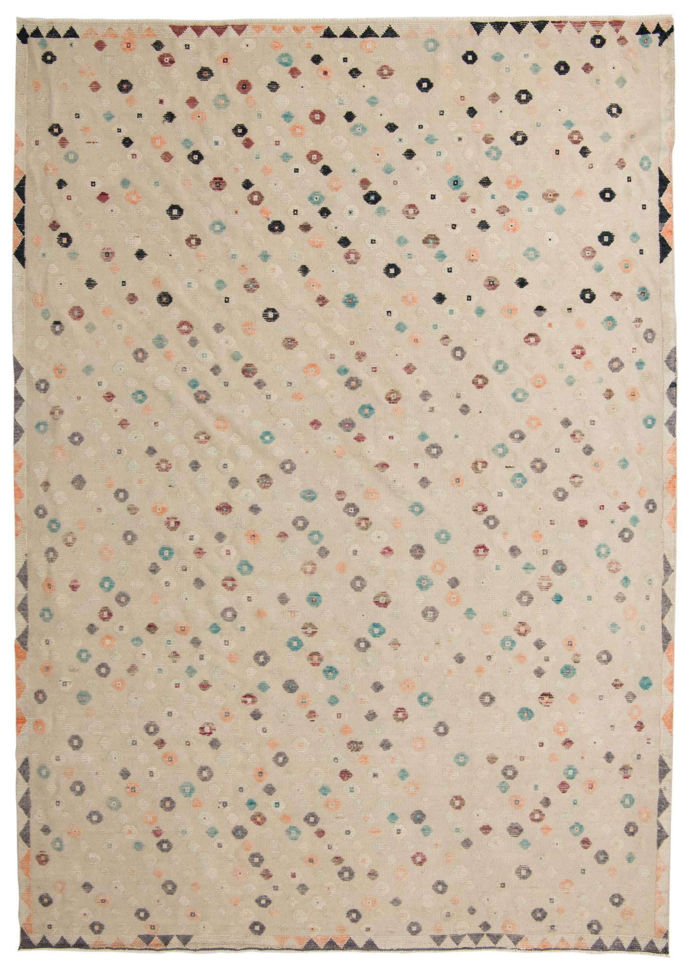 9' 8 x 14' 1 Hand Knotted Darya Wool Rug